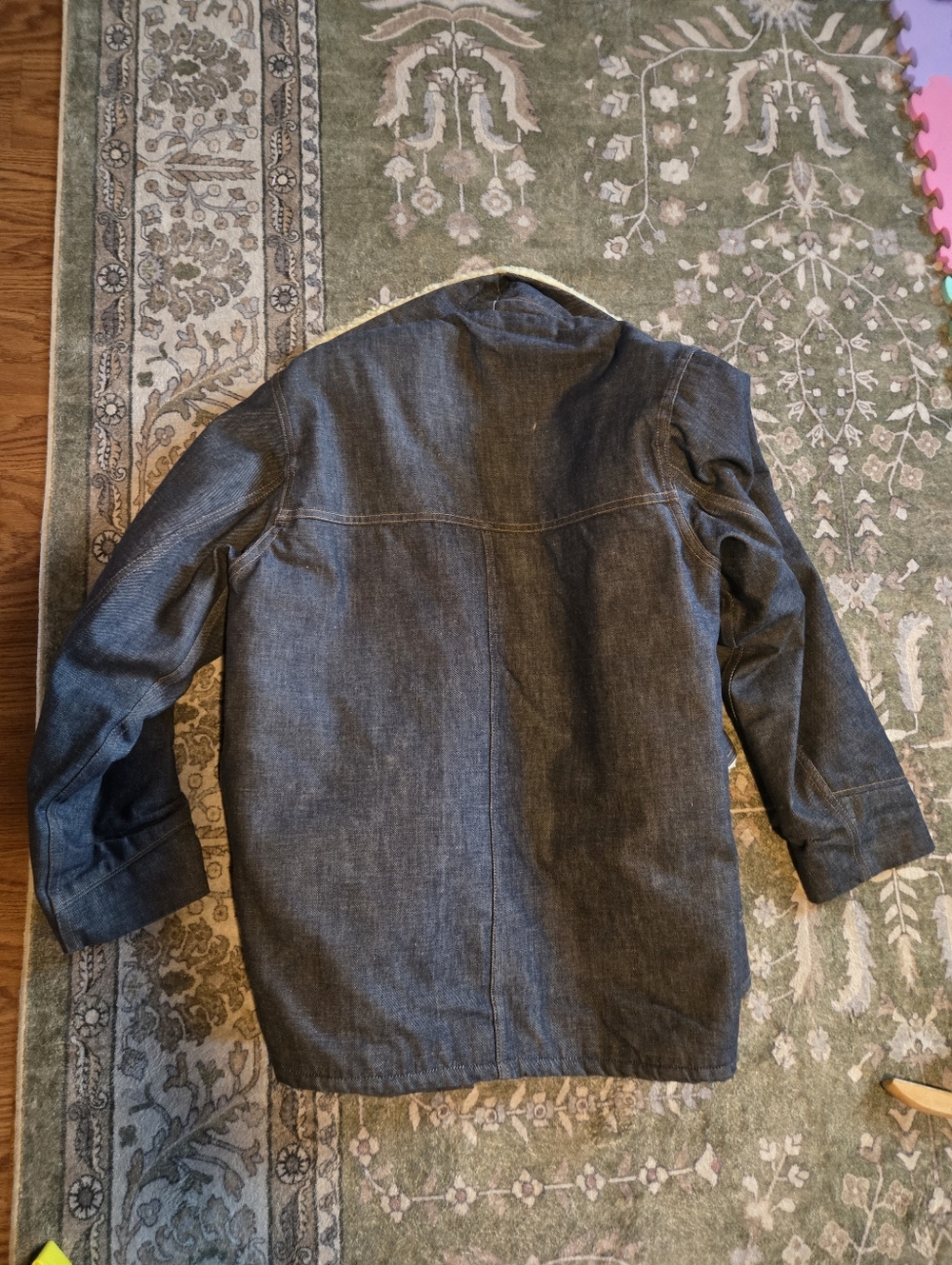 Vintage Sears 40-r Sherpa Lined Denim Ranch Jacket - Picture 6 of 7